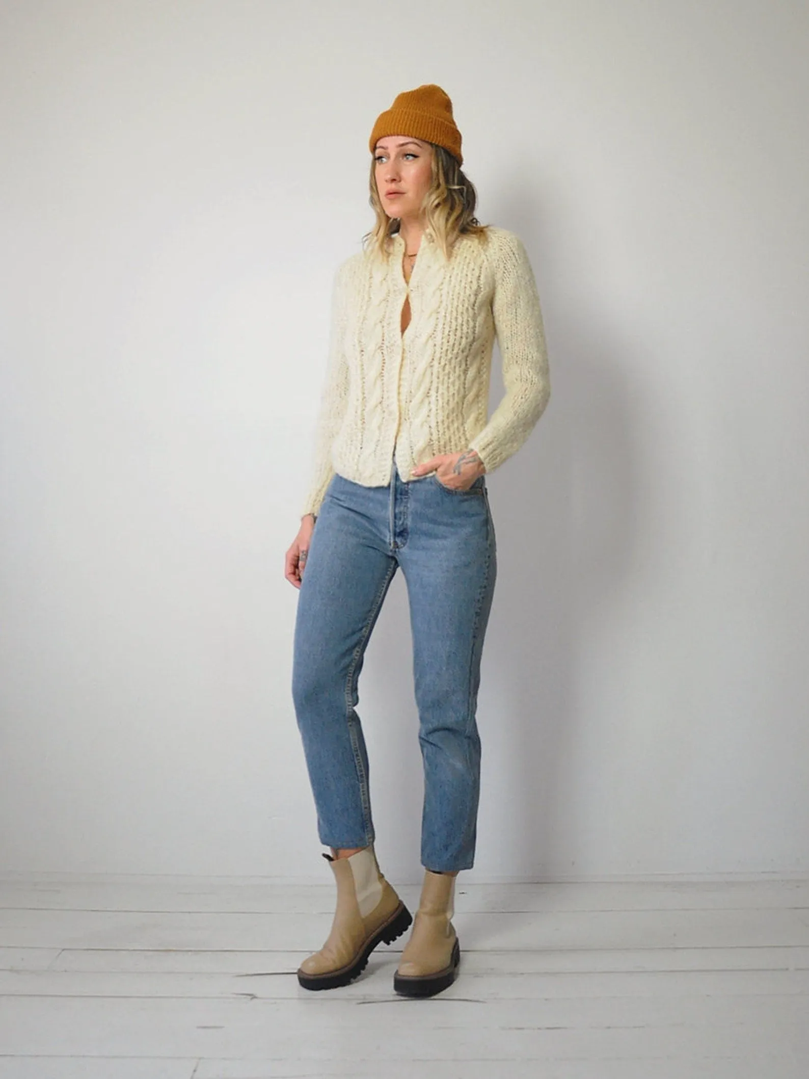 1960's Mohair Cardigan sweater