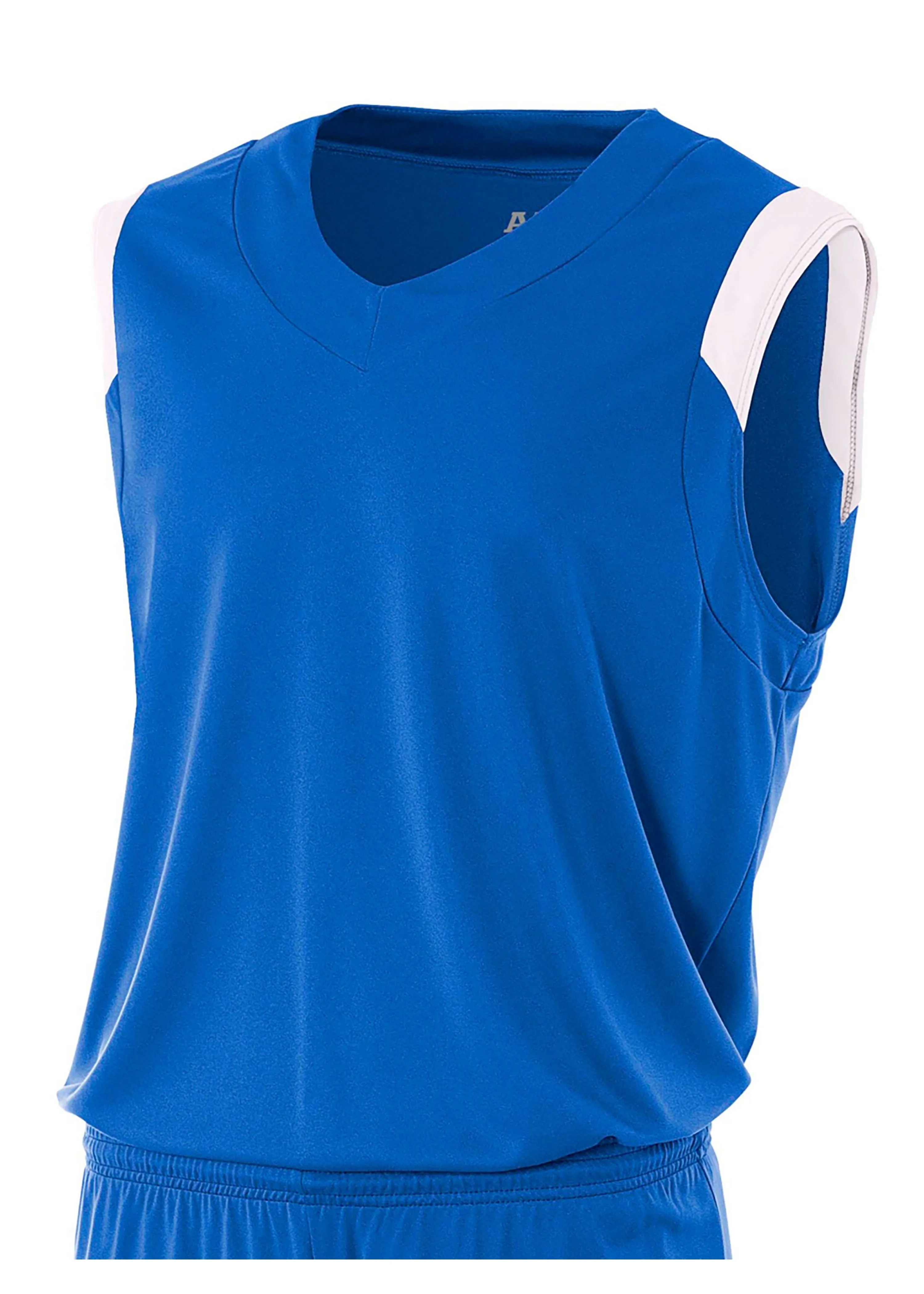 A4 Youth Moisture Management V-Neck Muscle