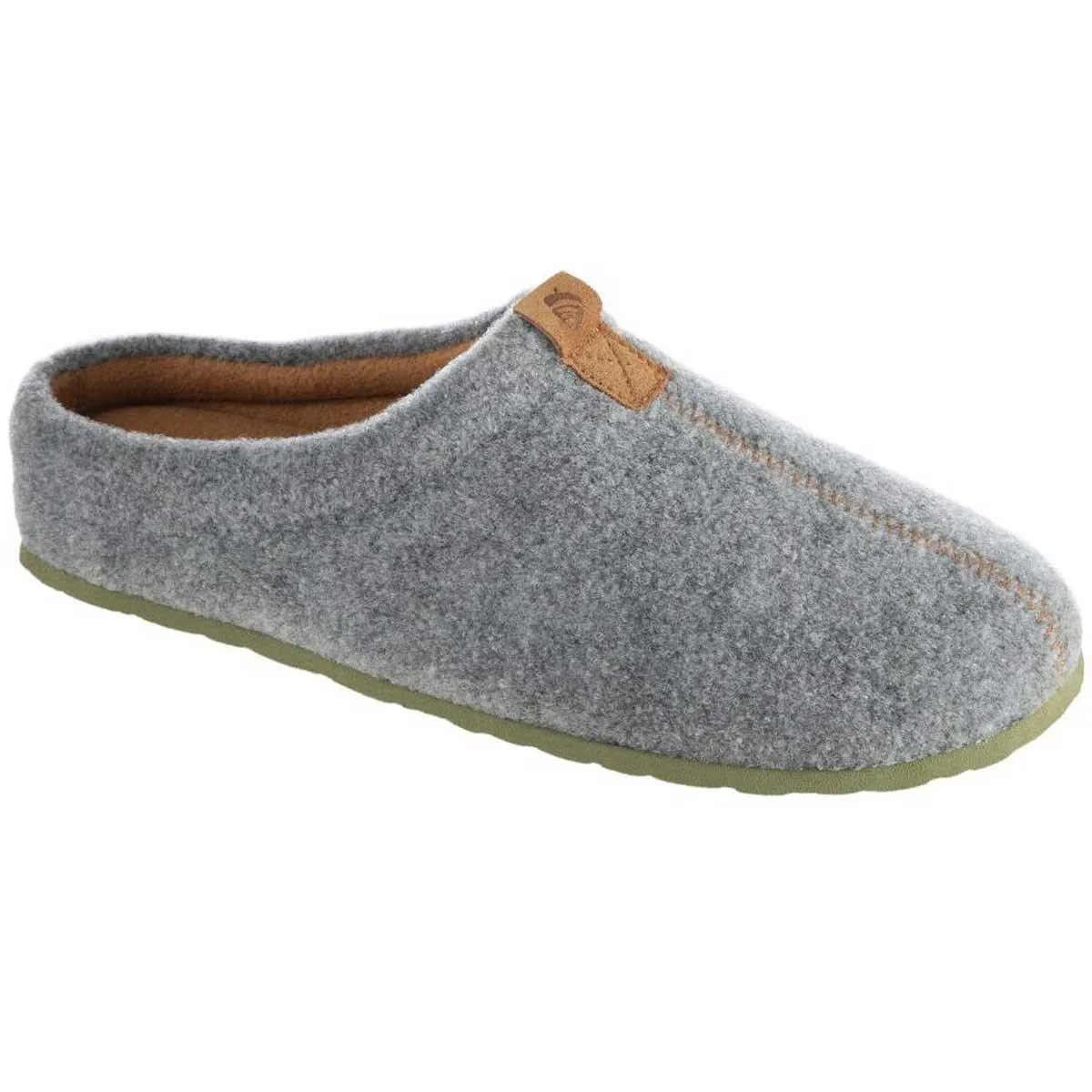 Acorn Women’s Slippers - Algae Infused Wool Comfort Ash Wool, X-Large | A19022ASHWXL