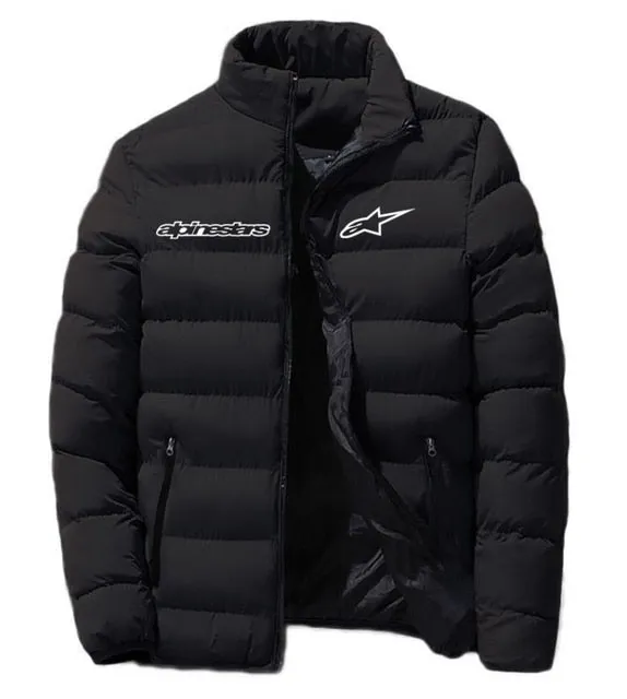 Alpinestars Men's Fashion Jacket Zipper Comfortable Cotton Clothes Winter Snowy Day Warm