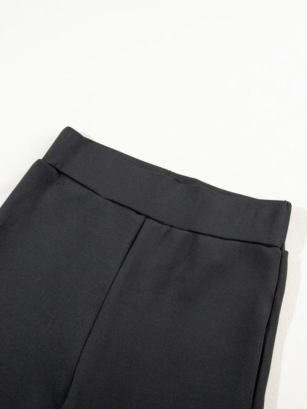 Black Fleece Lining Winter Thermal High Waist Leggings