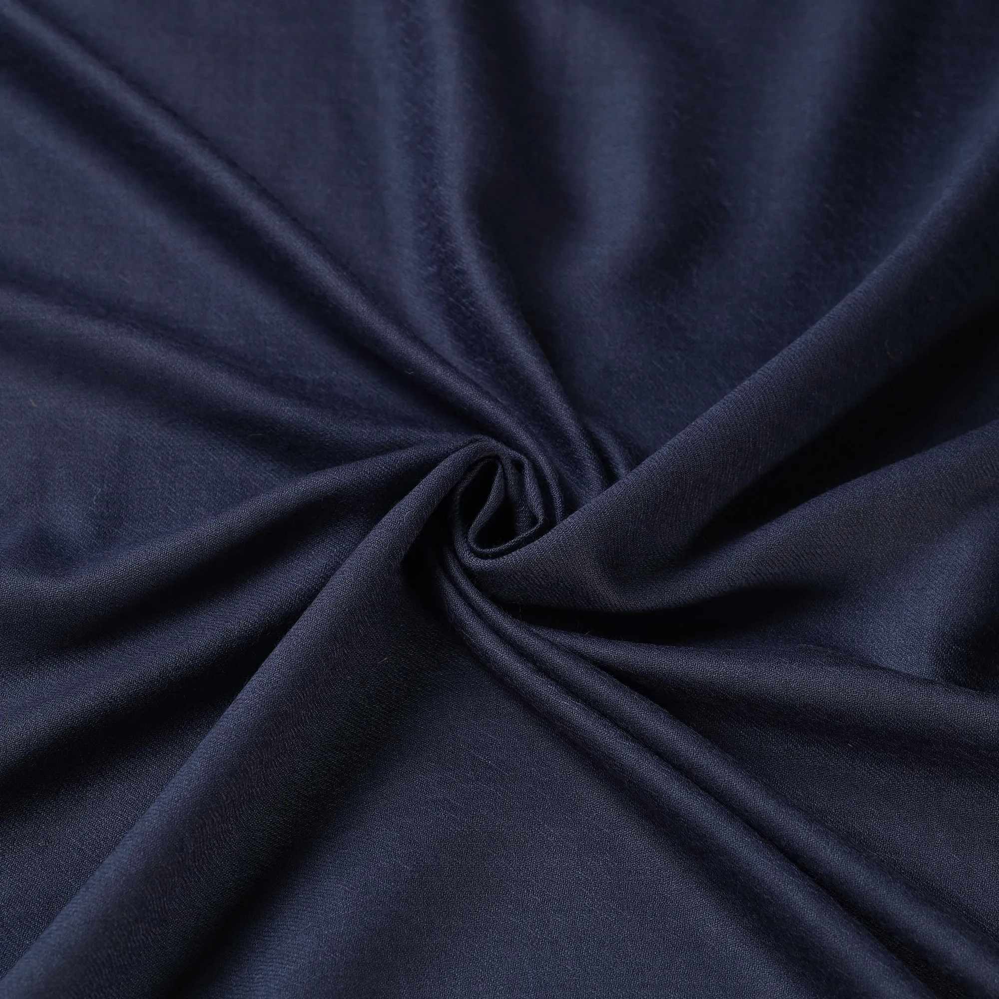 Blue - Plain Merino Wool Fabric 06