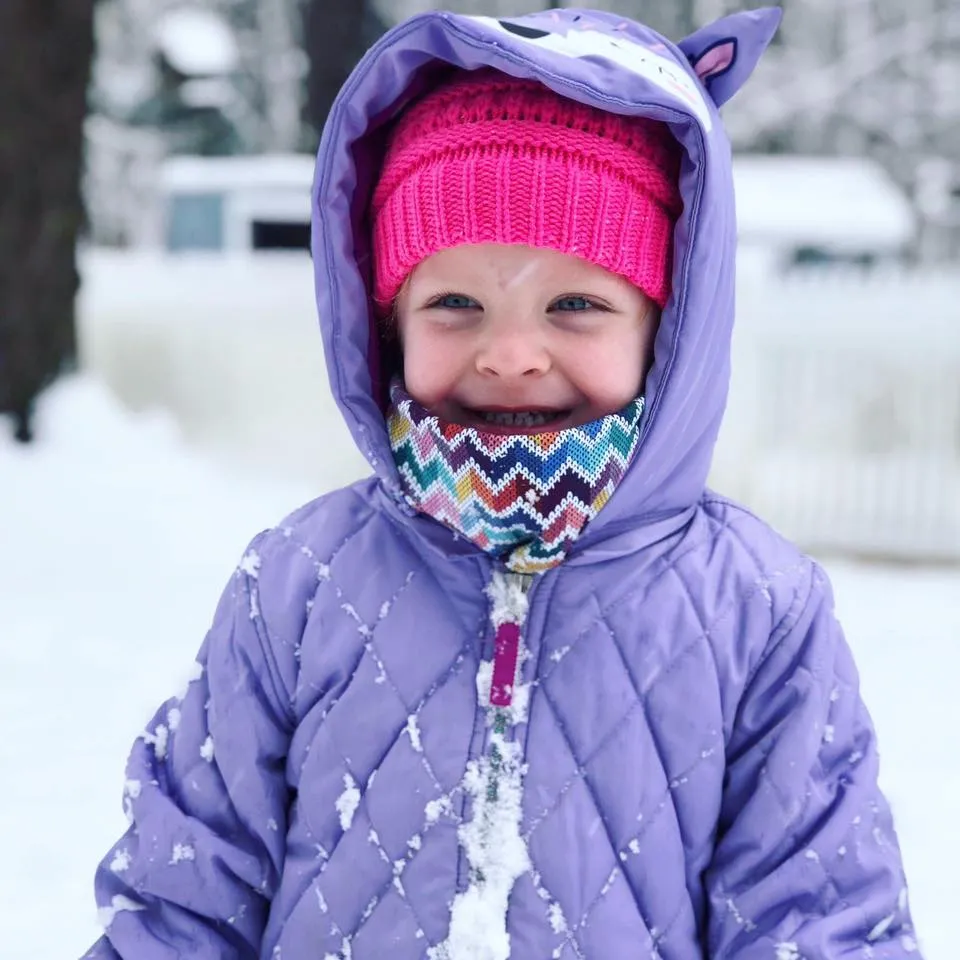 Child's Handmade Neck Warmer Seals