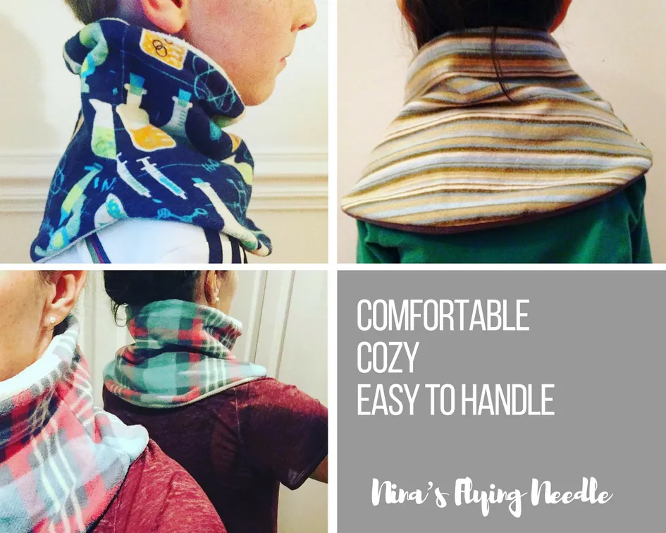 Child's Handmade Neck Warmer Seals