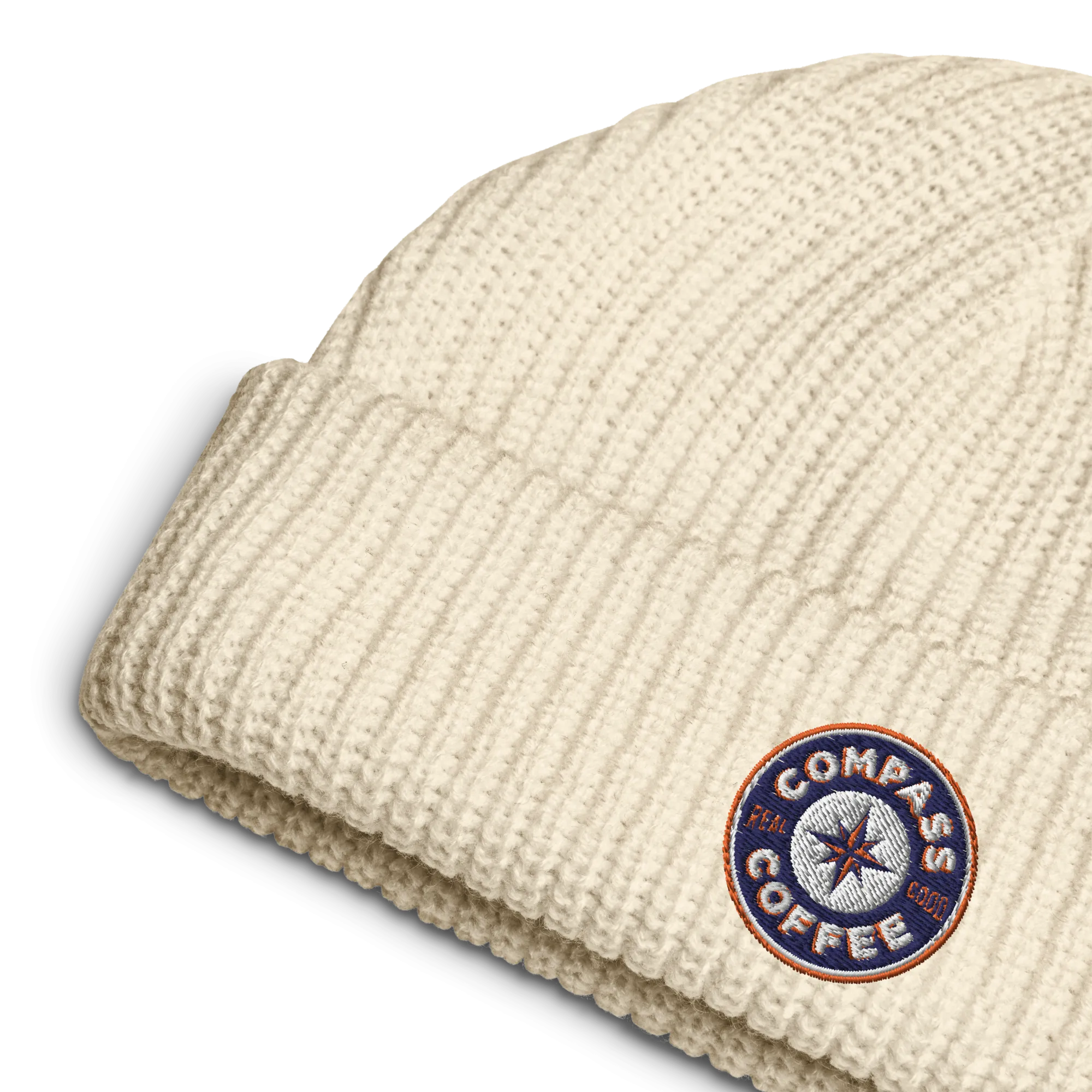 Compass Coffee Fisherman Beanie