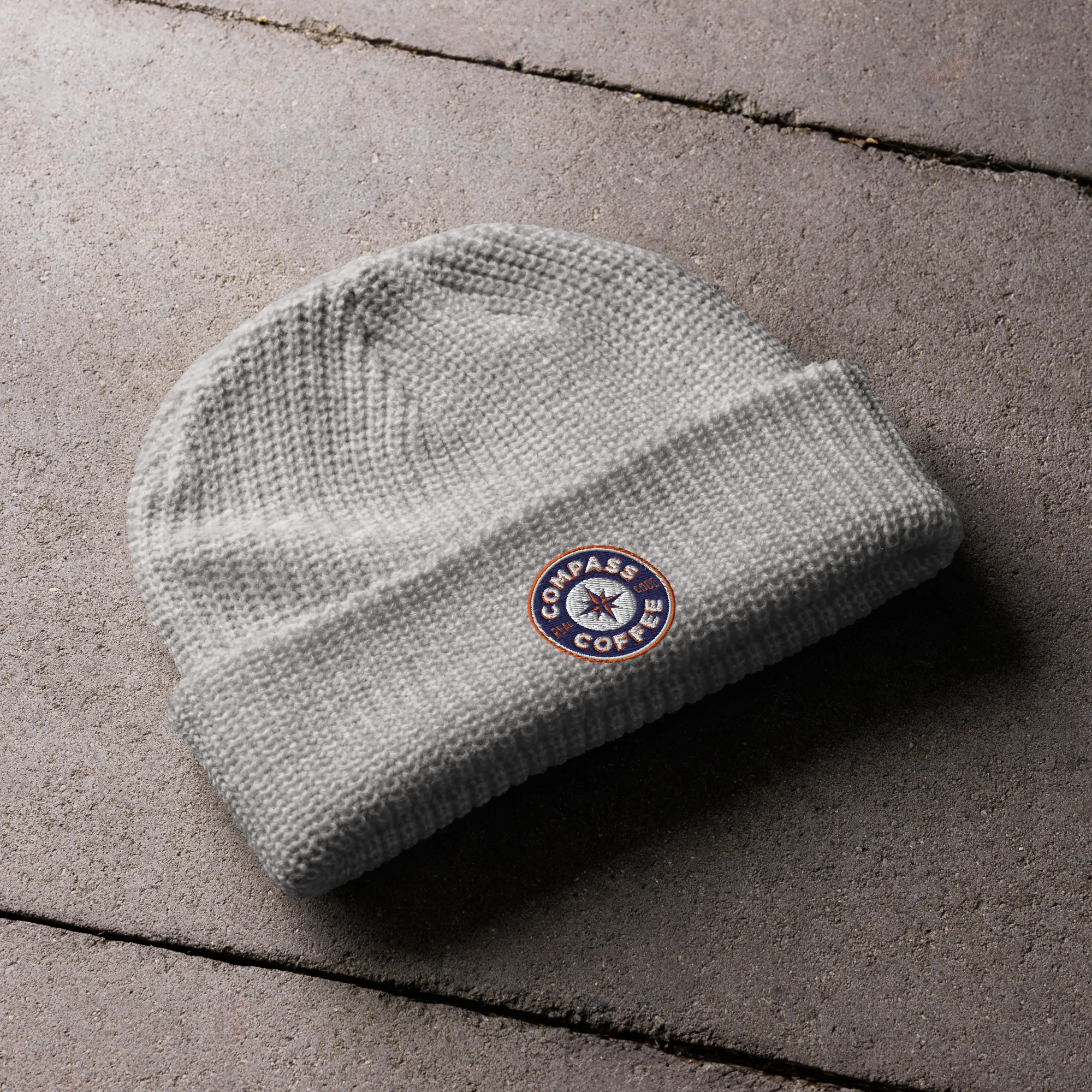 Compass Coffee Fisherman Beanie