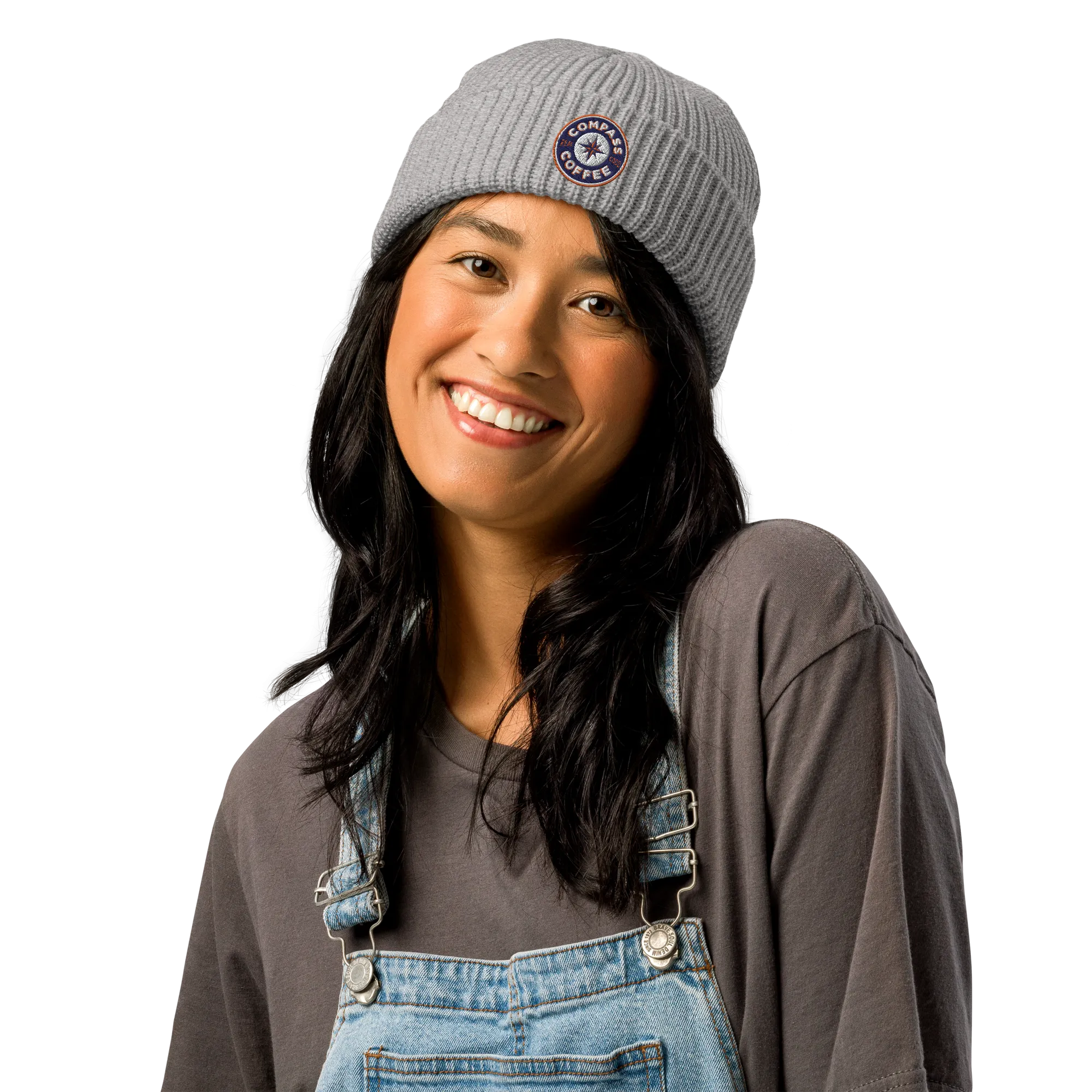 Compass Coffee Fisherman Beanie