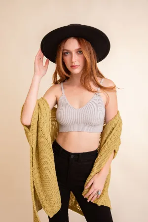 Cozy Rib Knit Lounge Brami