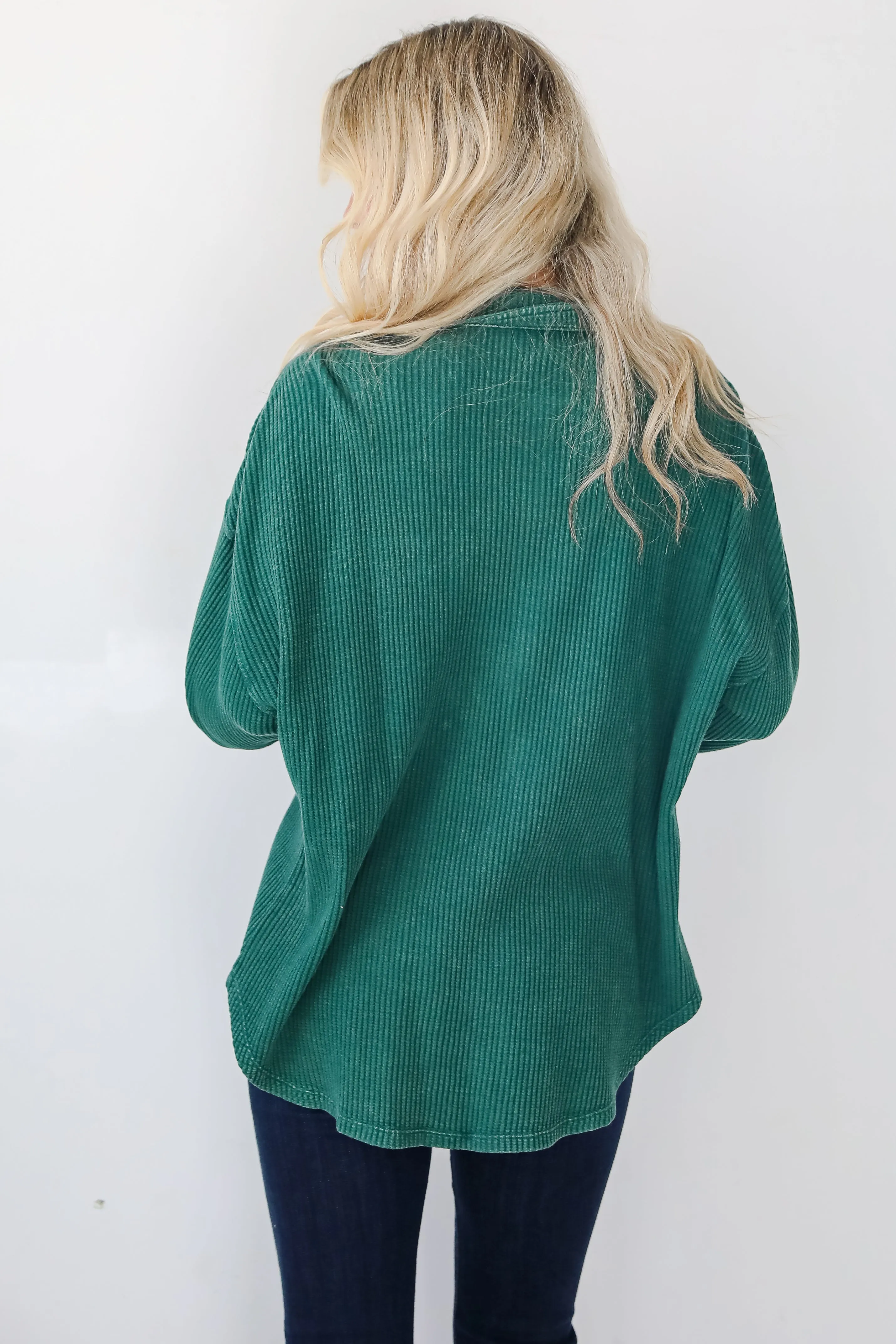 FINAL SALE - Cozy Legend Waffle Knit Shacket - DOORBUSTER