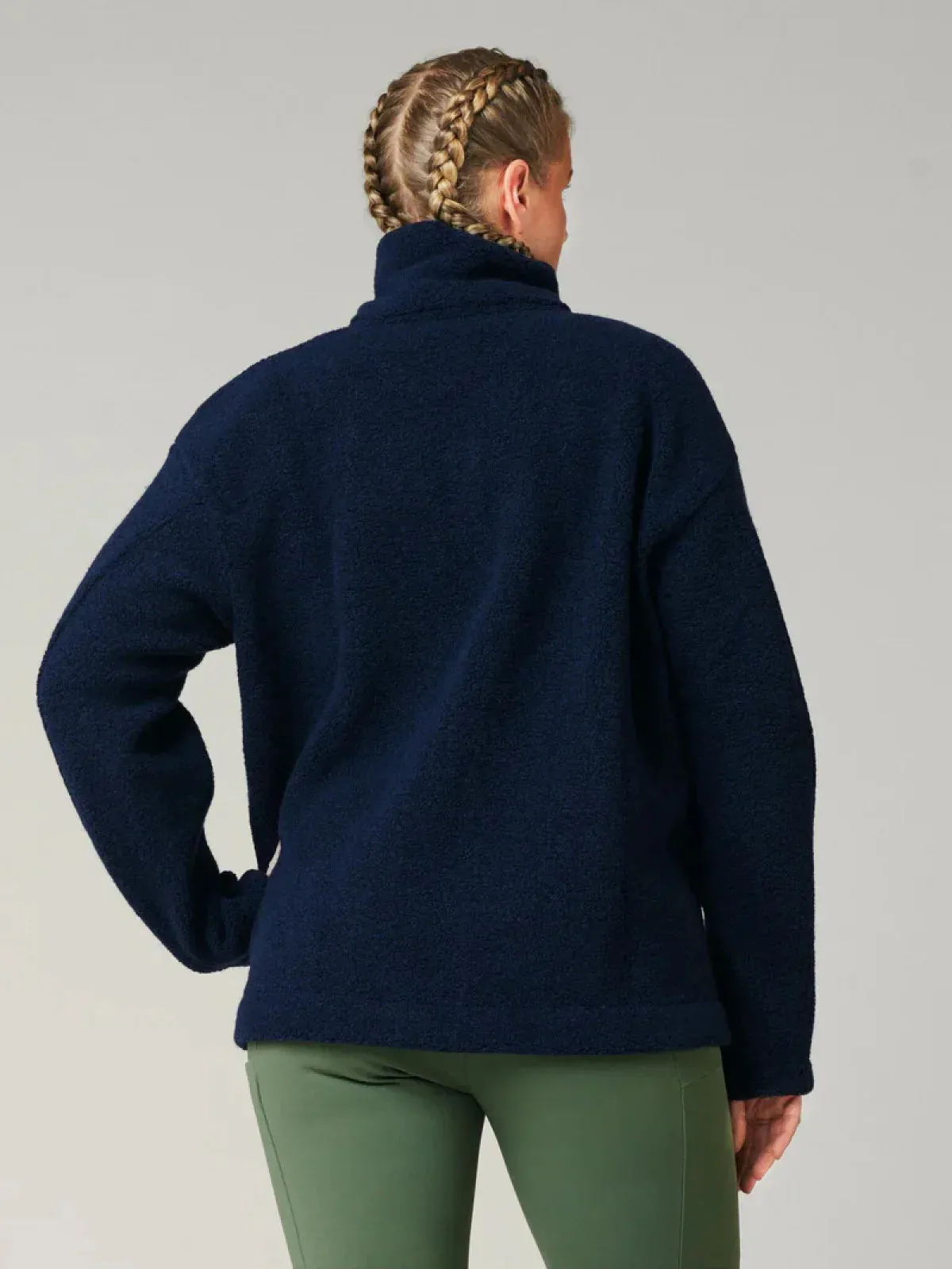 Fleece jacket navy