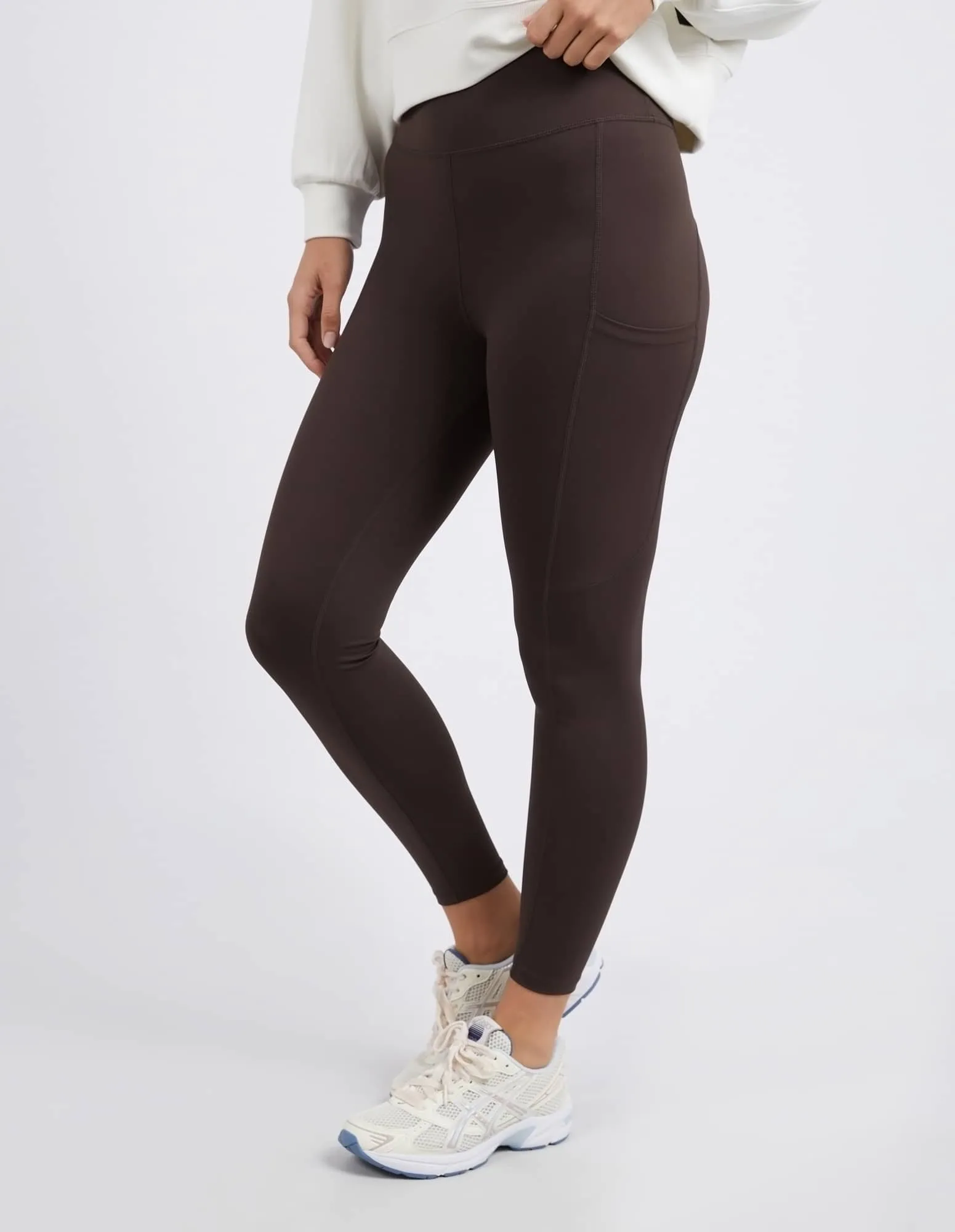 Foxwood Leisure Fit Burn Leggings - Brown