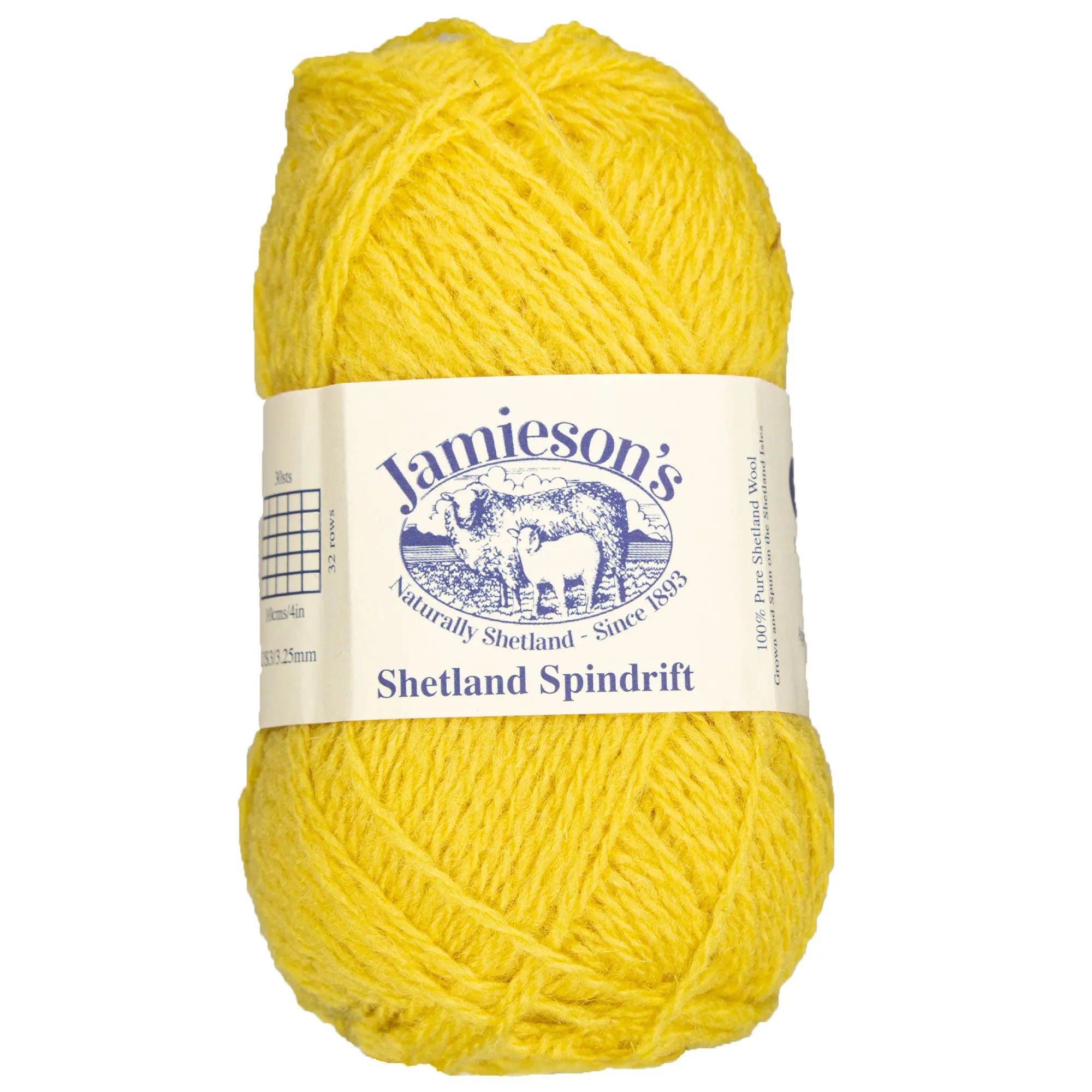 Jamieson's of Shetland Spindrift Yarn - 390 Daffodil