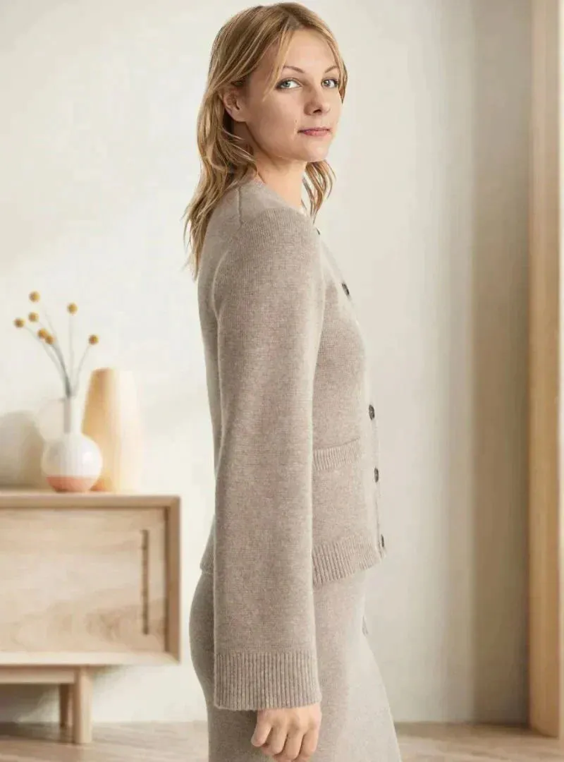 Jane - Women's Soft Knit Button Cardigan