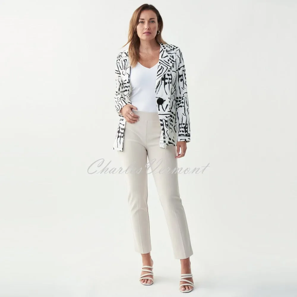 Joseph Ribkoff Abstract Print Jacket – Style 221113