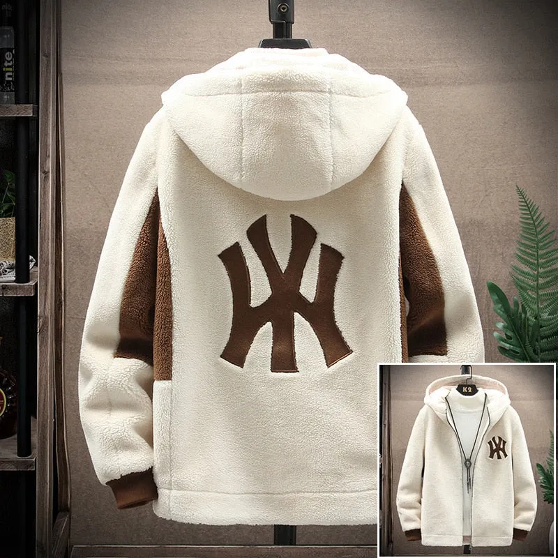 Lamb Velvet Hooded Jacket