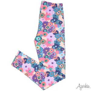 Leggings in Fall Flowers