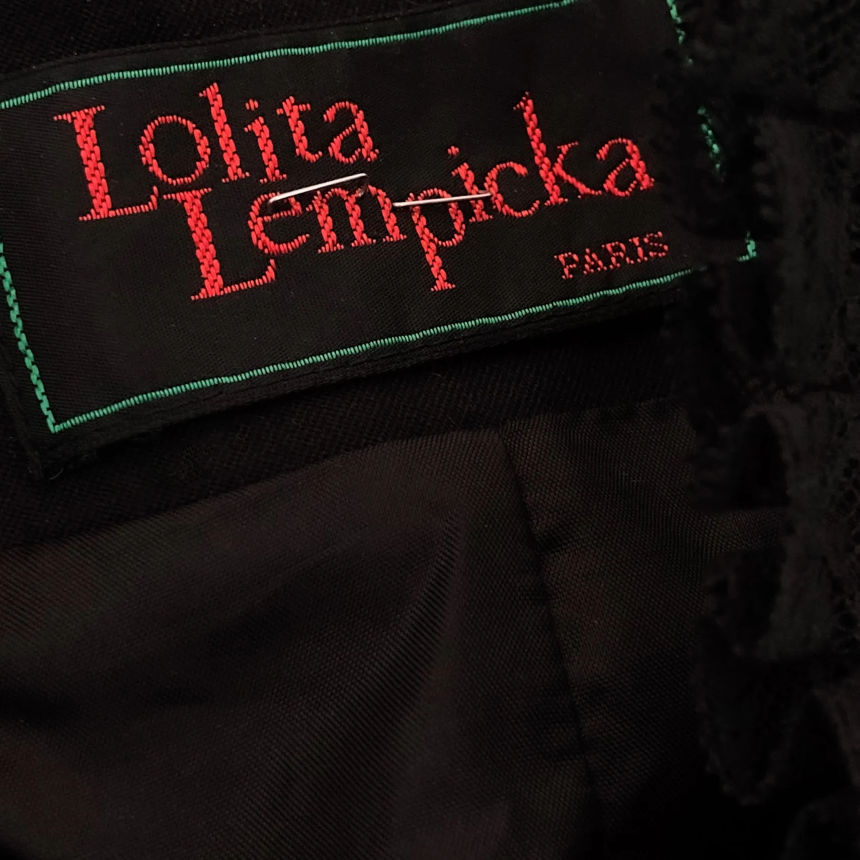 Lolita Lempicka F/W 1994 wool & lace jacket