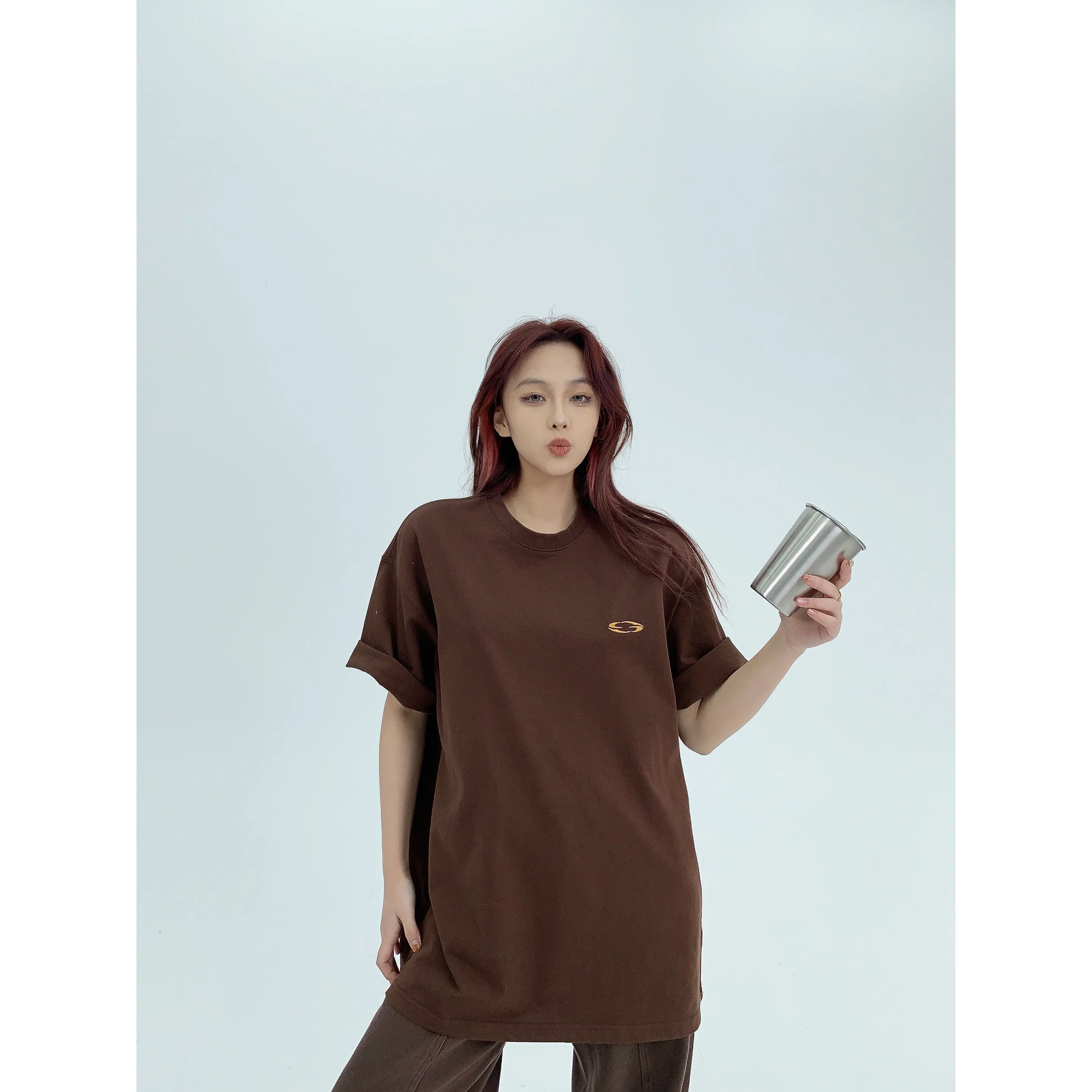 Loose Casual Embroidered T-shirt