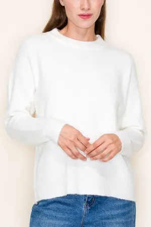 Marshmallow Basic Crew Neck Sweater