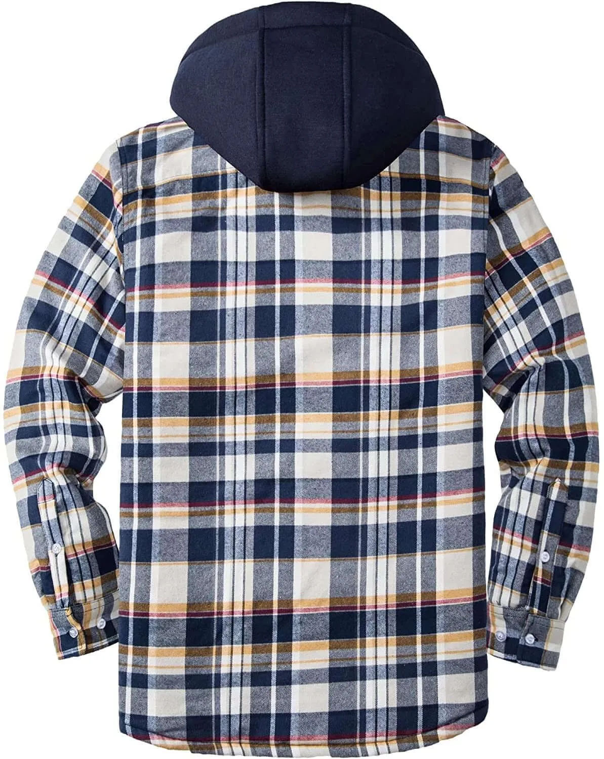 Men's Hooded Flannel Jacket