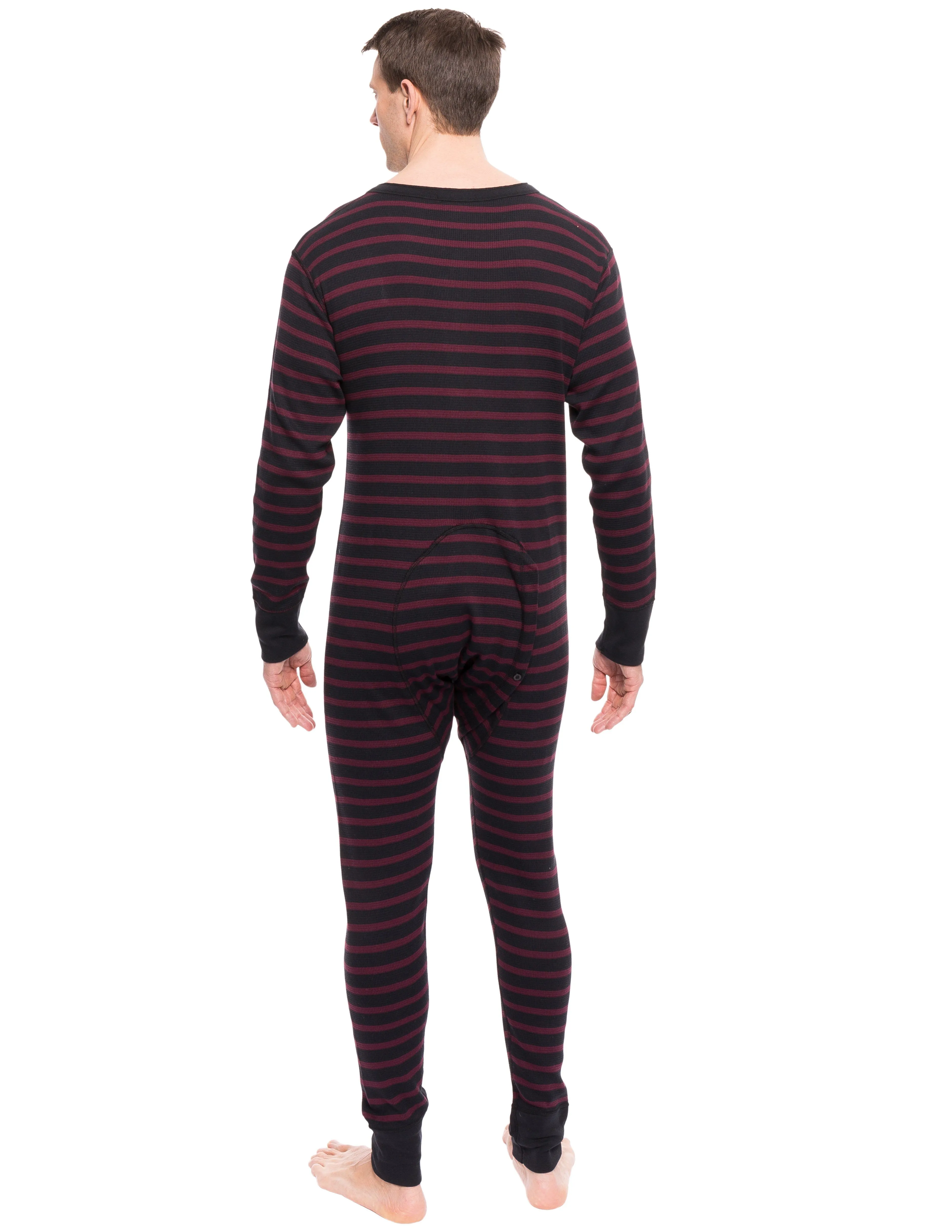 Men's Waffle Knit Thermal Union Suit