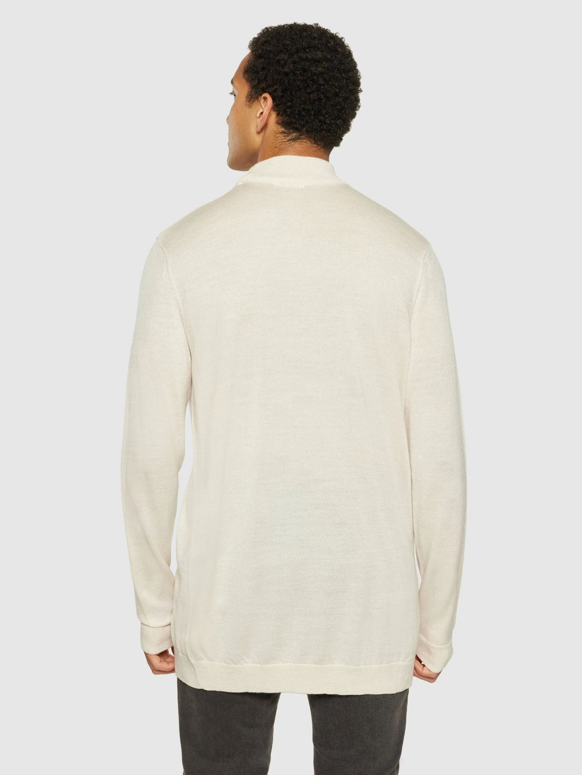 Merino mock neck - RWS - Kelp