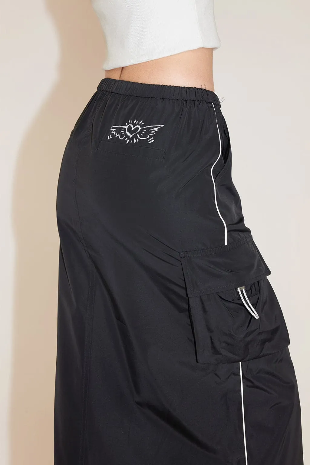 Miss Sixty x Keith Haring Capsule Collection Mid-Length Elasticated Waist Sporty Skirt