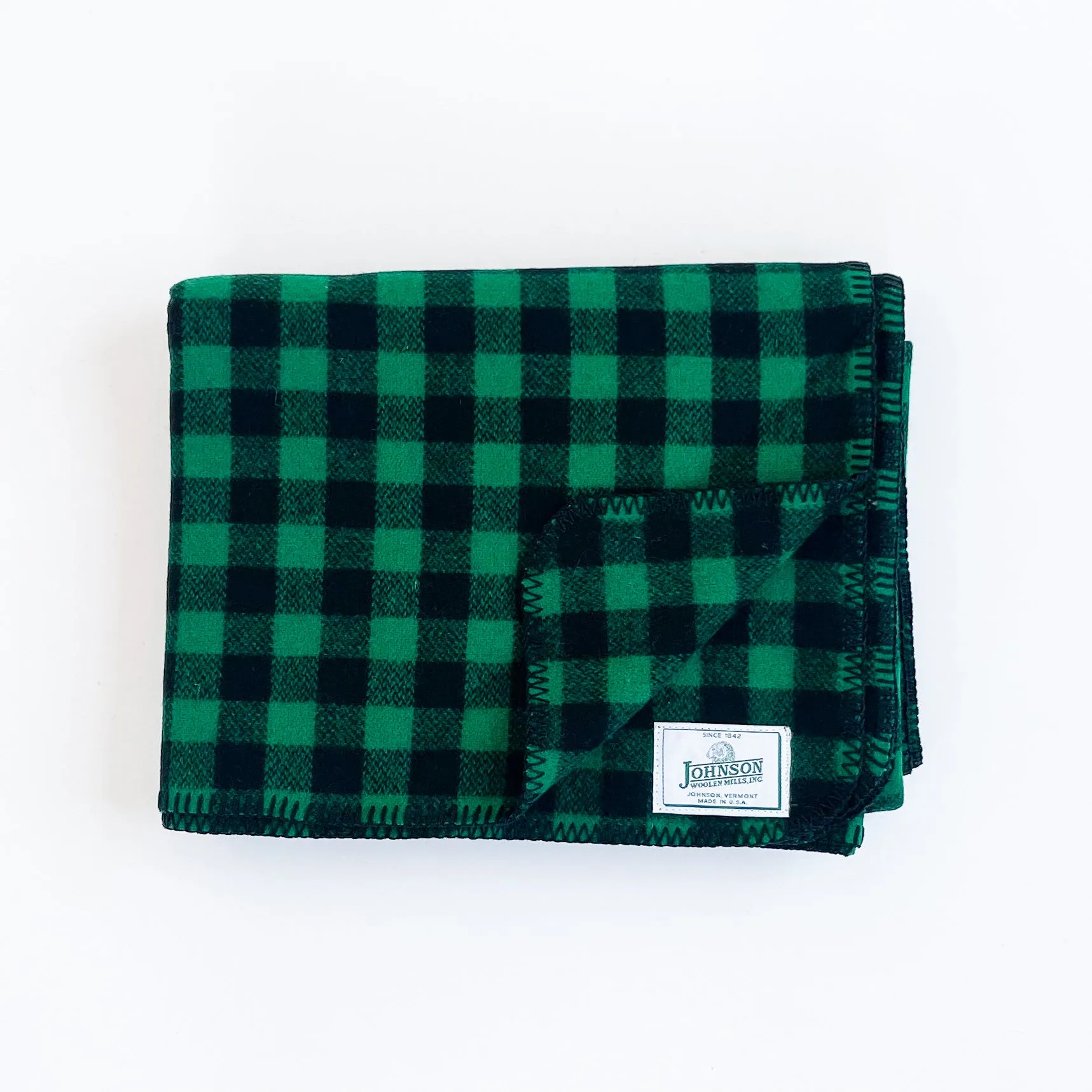 Norris Wool Throw - Buffalo Check