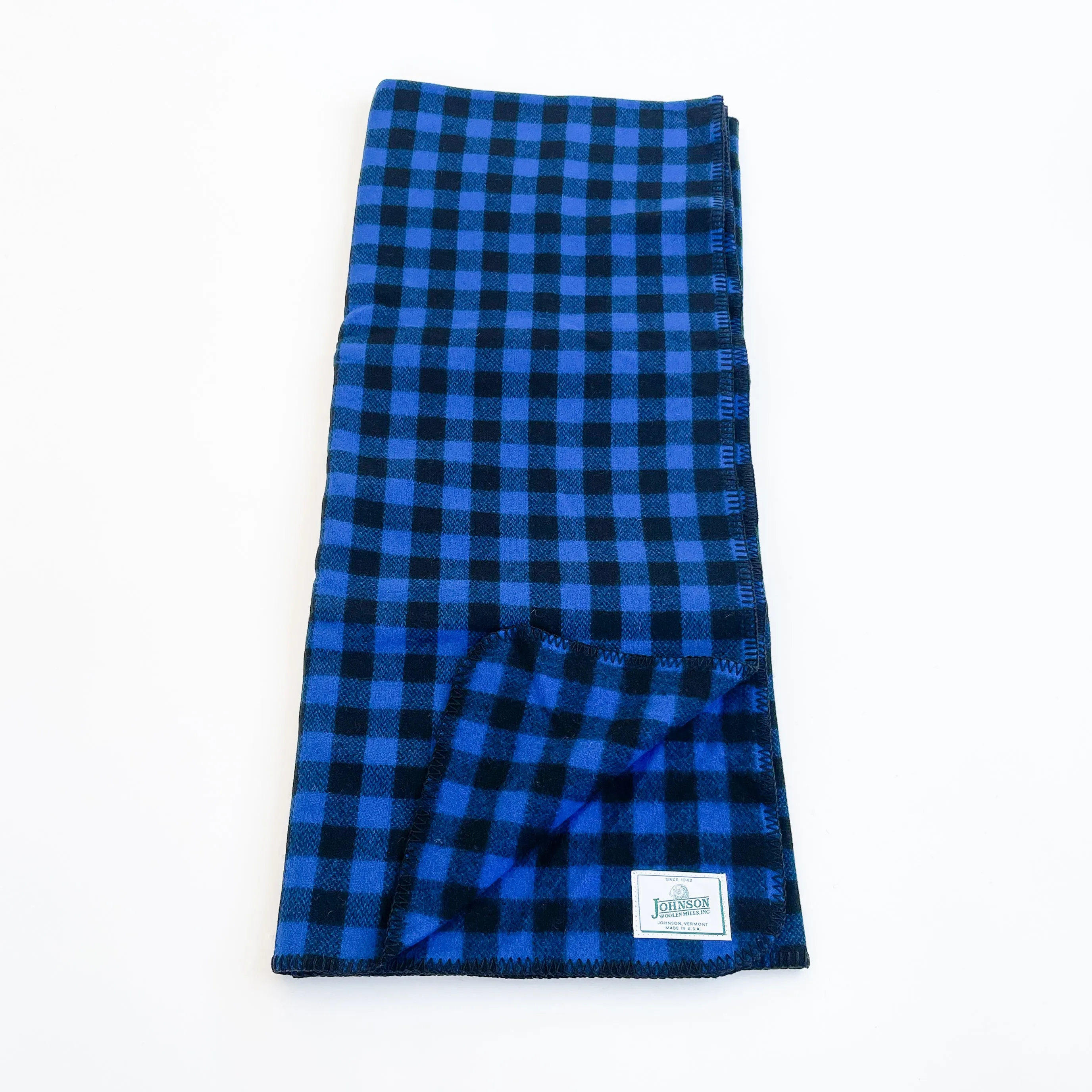 Norris Wool Throw - Buffalo Check