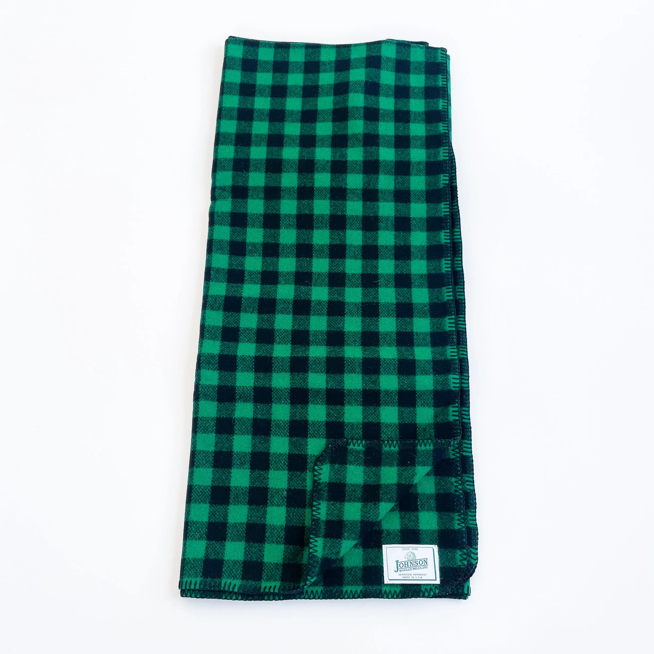 Norris Wool Throw - Buffalo Check