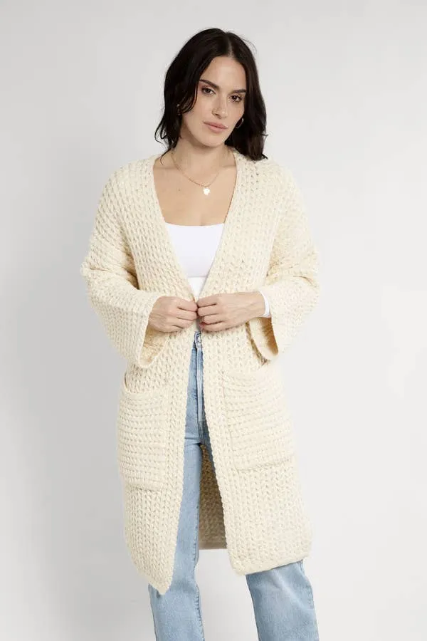 Nuli Cable Knit Kimono