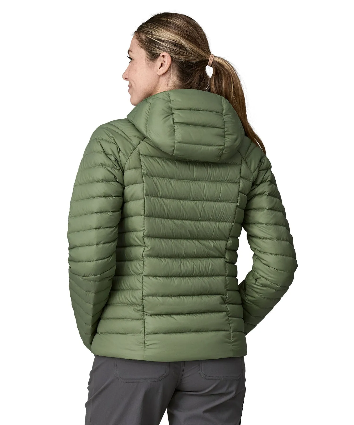 Patagonia Women's Down Sweater Hoody - Terrain Green