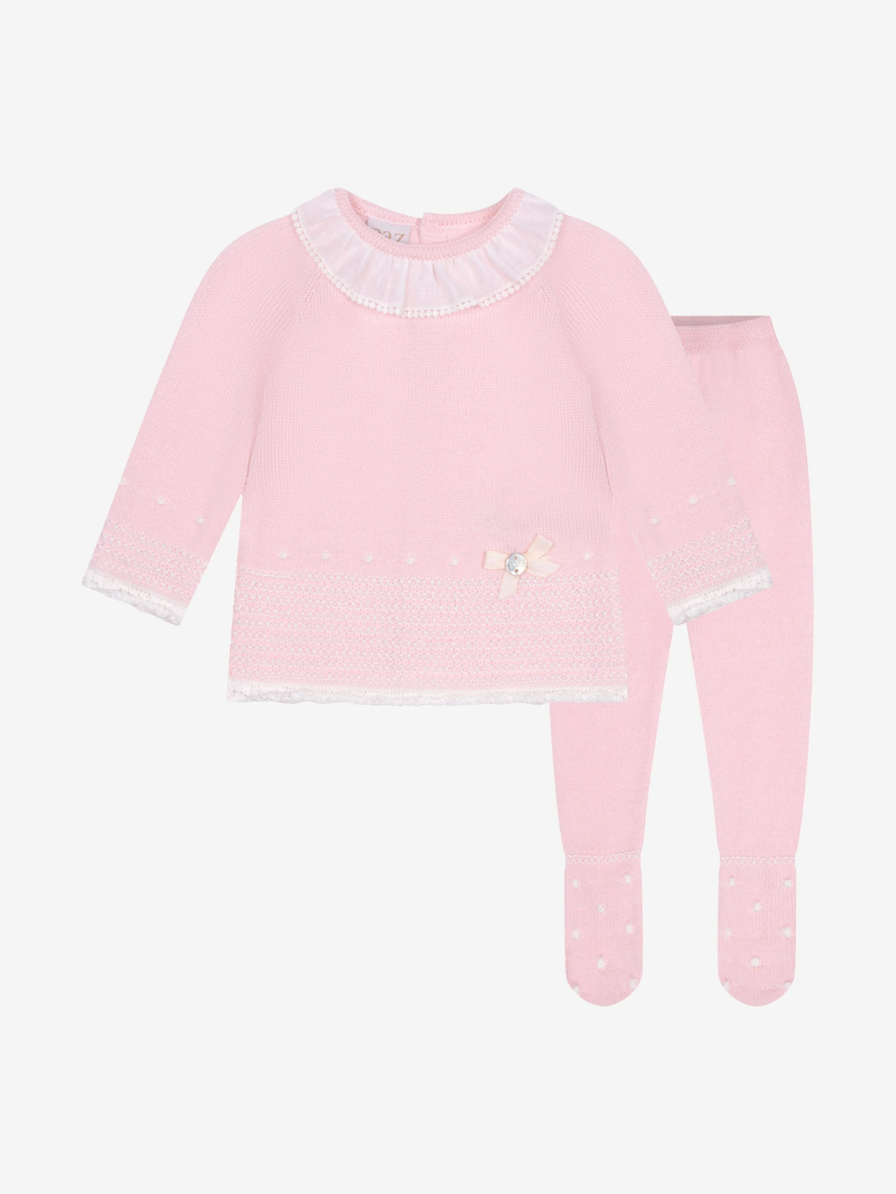 Paz Rodriguez Baby Girls Set- Wool 2 Piece Set