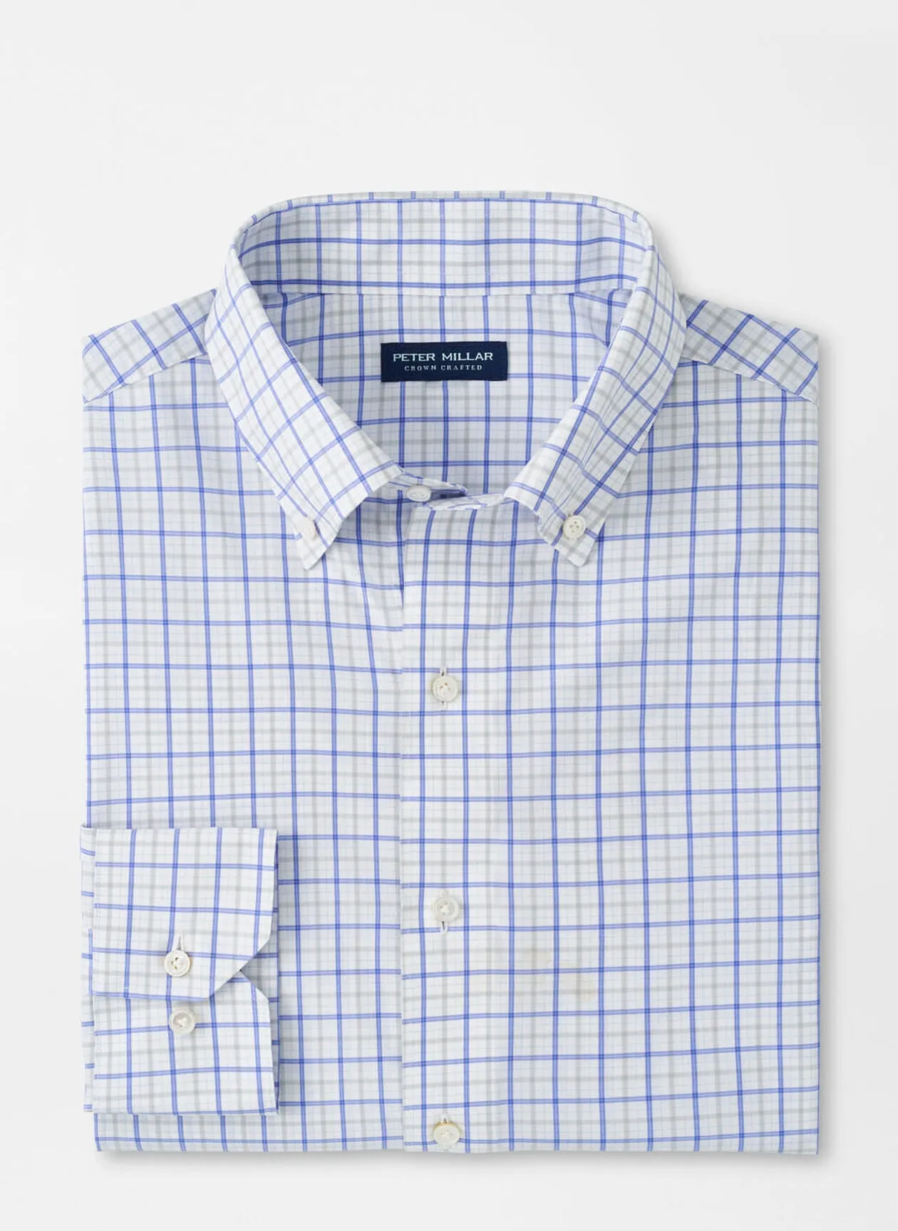 Peter Millar Moors Performance Poplin Sport Shirt In Elixir