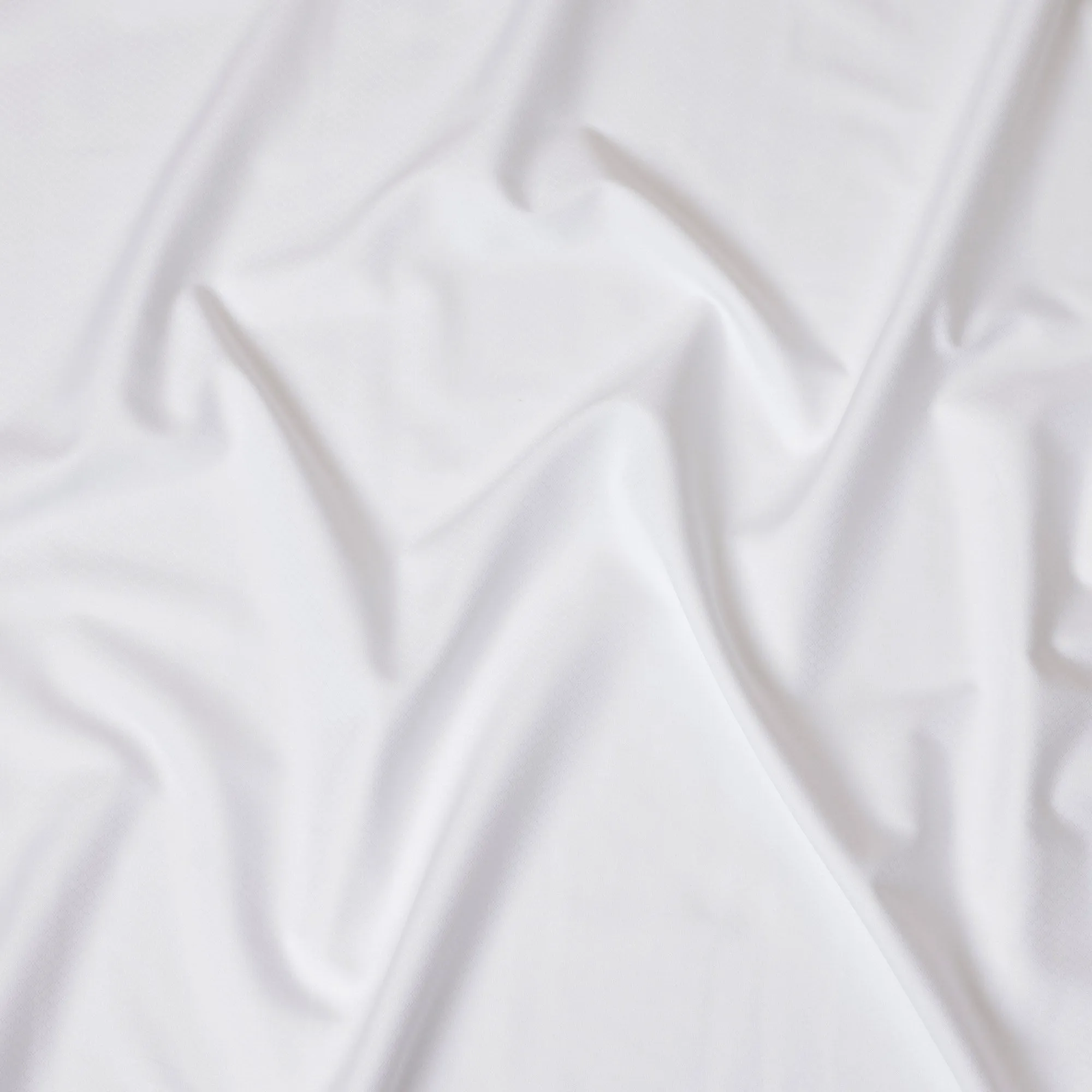 Pure White Textured 100% Cotton Shirting Fabric, 150 cm Width, Made in Italy-D20494