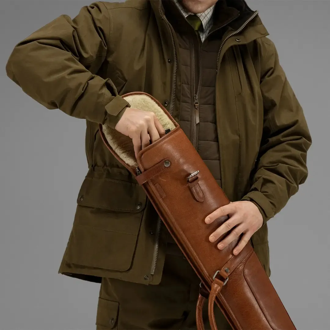 Retrieve Shotgun Slip In Leather Cognac 135cm by Harkila