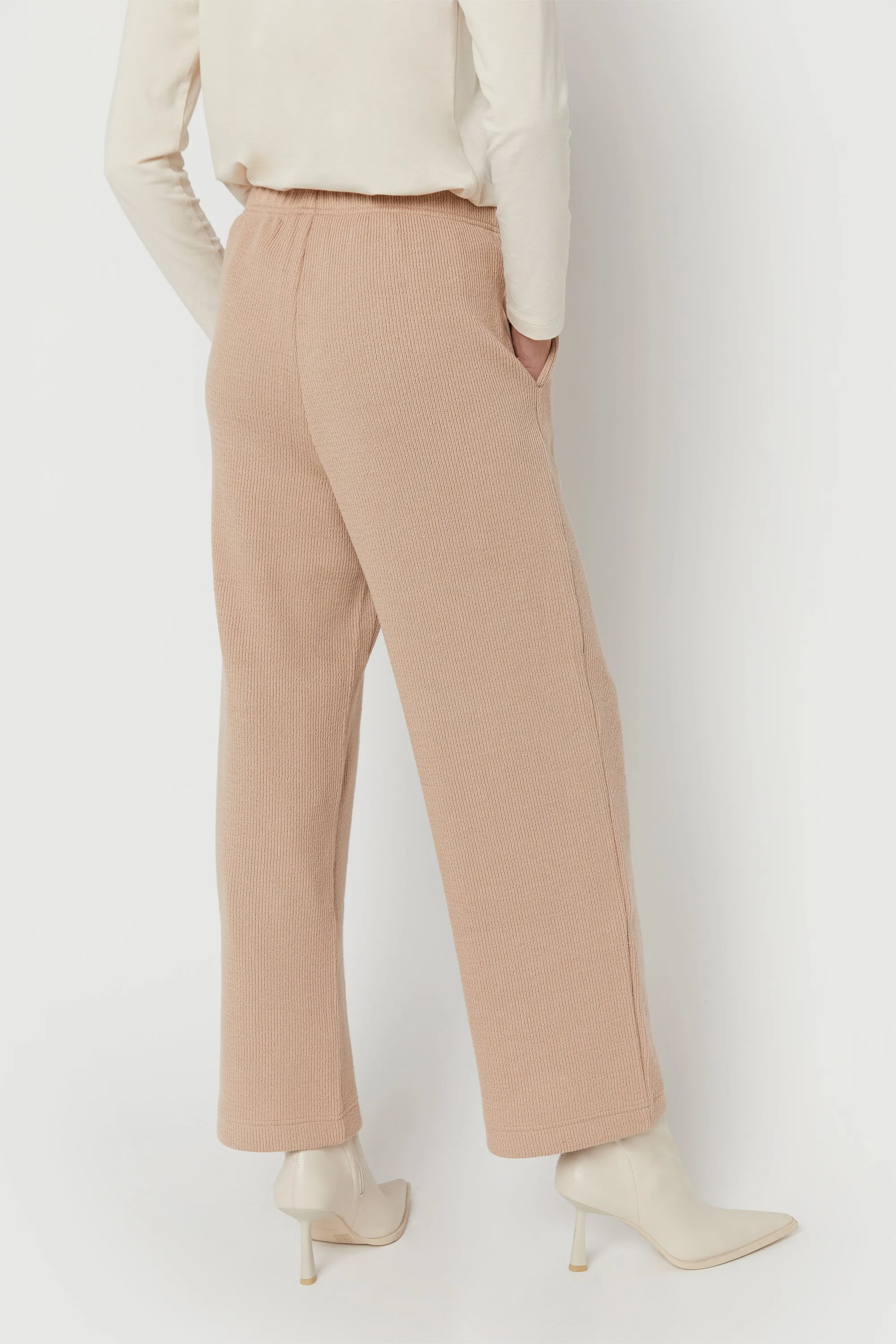 RIB-KNIT PANT