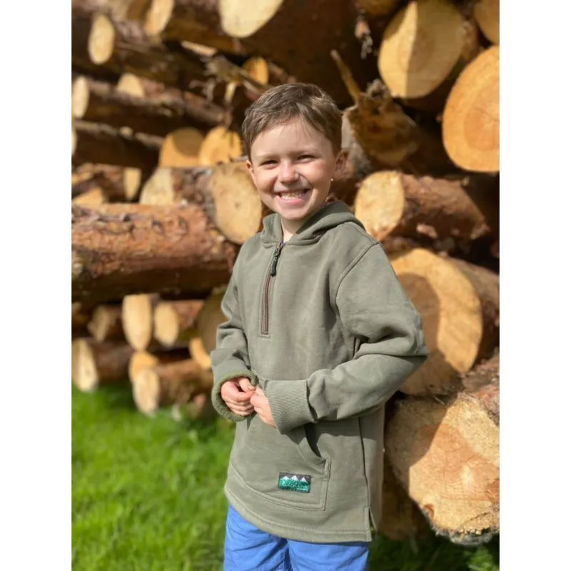 Ridgeline Traser Kids Hoodie - Field Olive