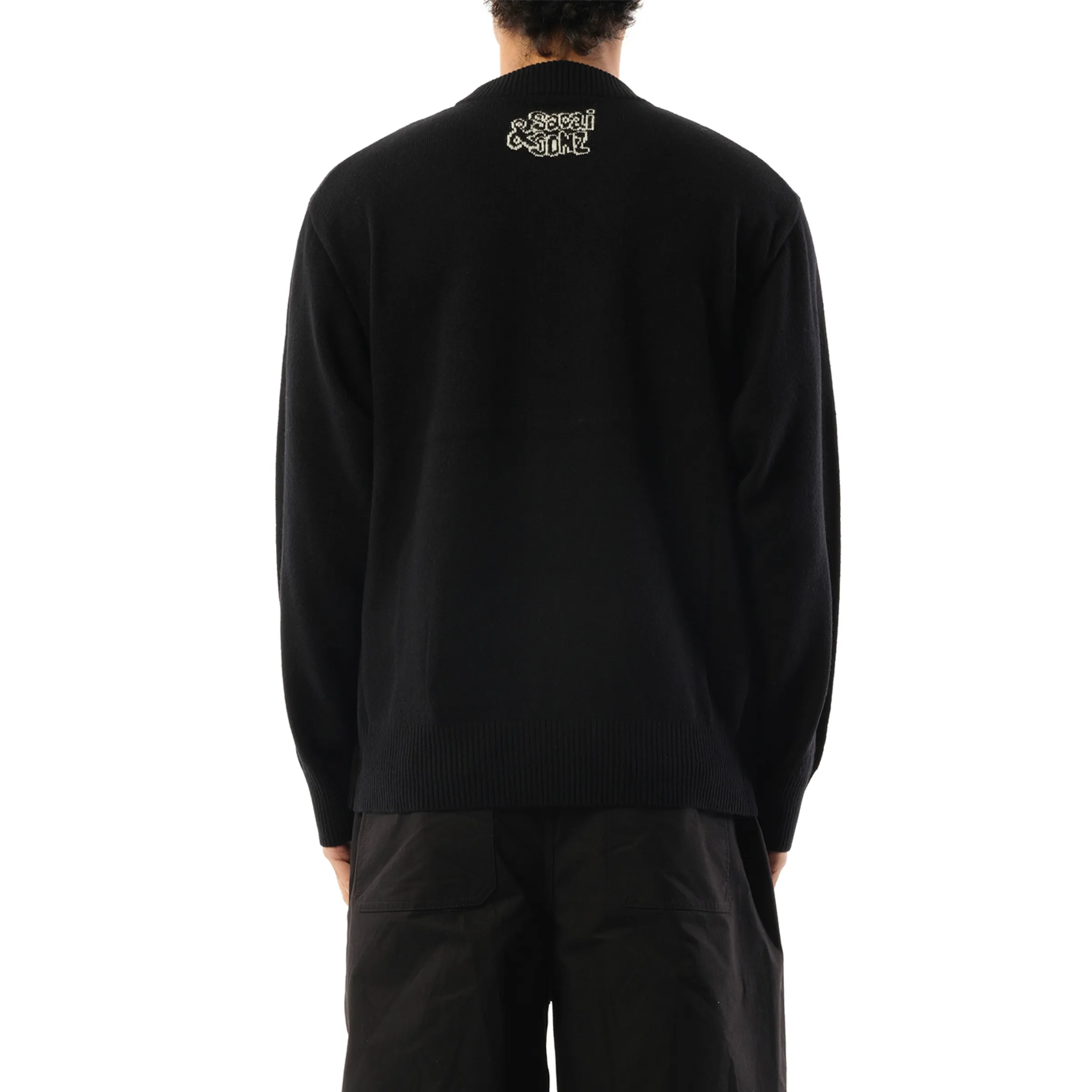 Sacai Gonz Wool Knit Sweater in Black