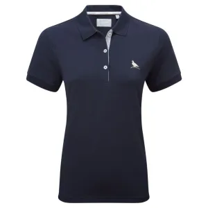 Schoffel St Ives Tailored Ladies Polo Shirt - Navy