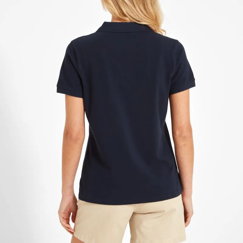 Schoffel St Ives Tailored Ladies Polo Shirt - Navy