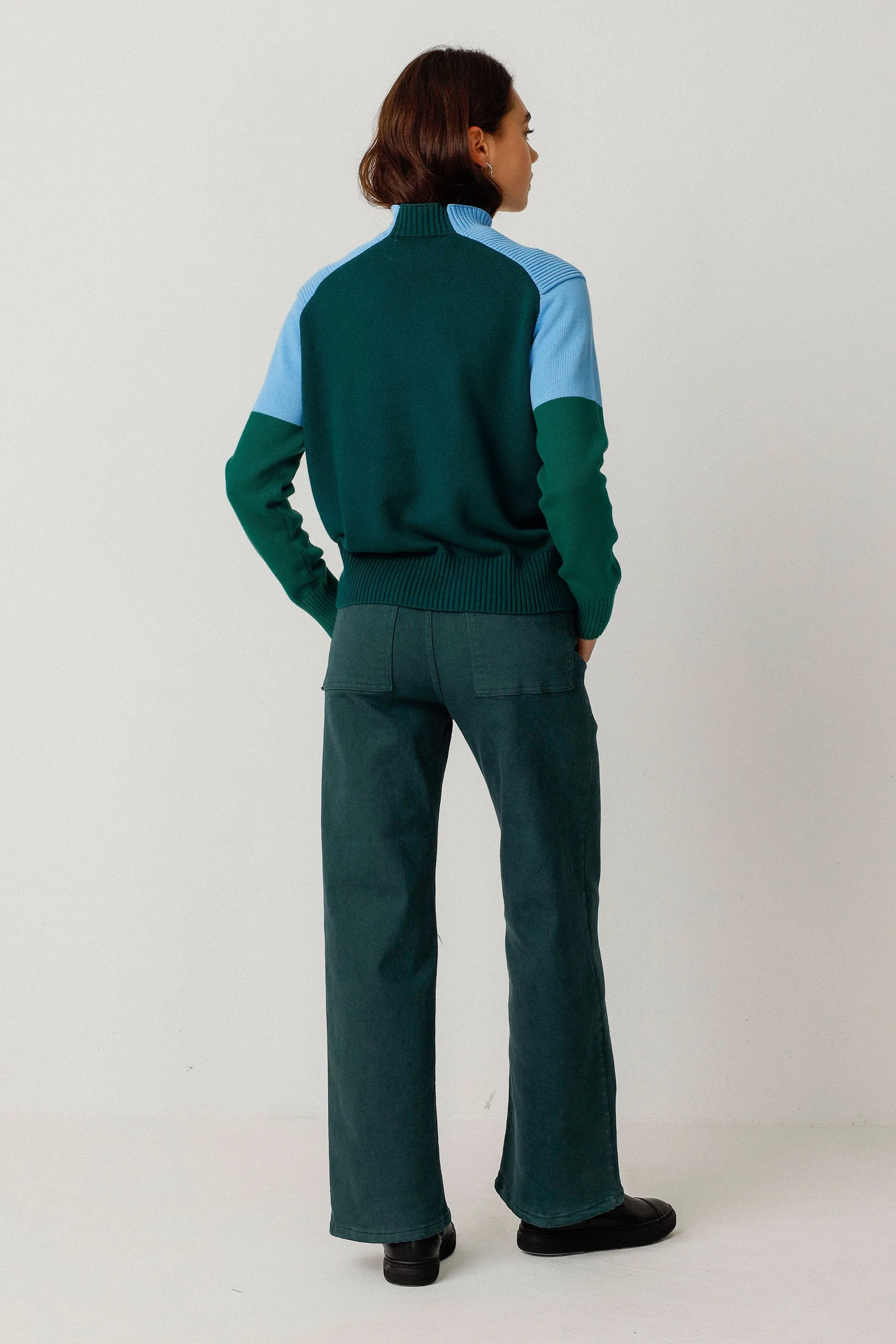 SKFK Dark Green Jumper Style WSW00663