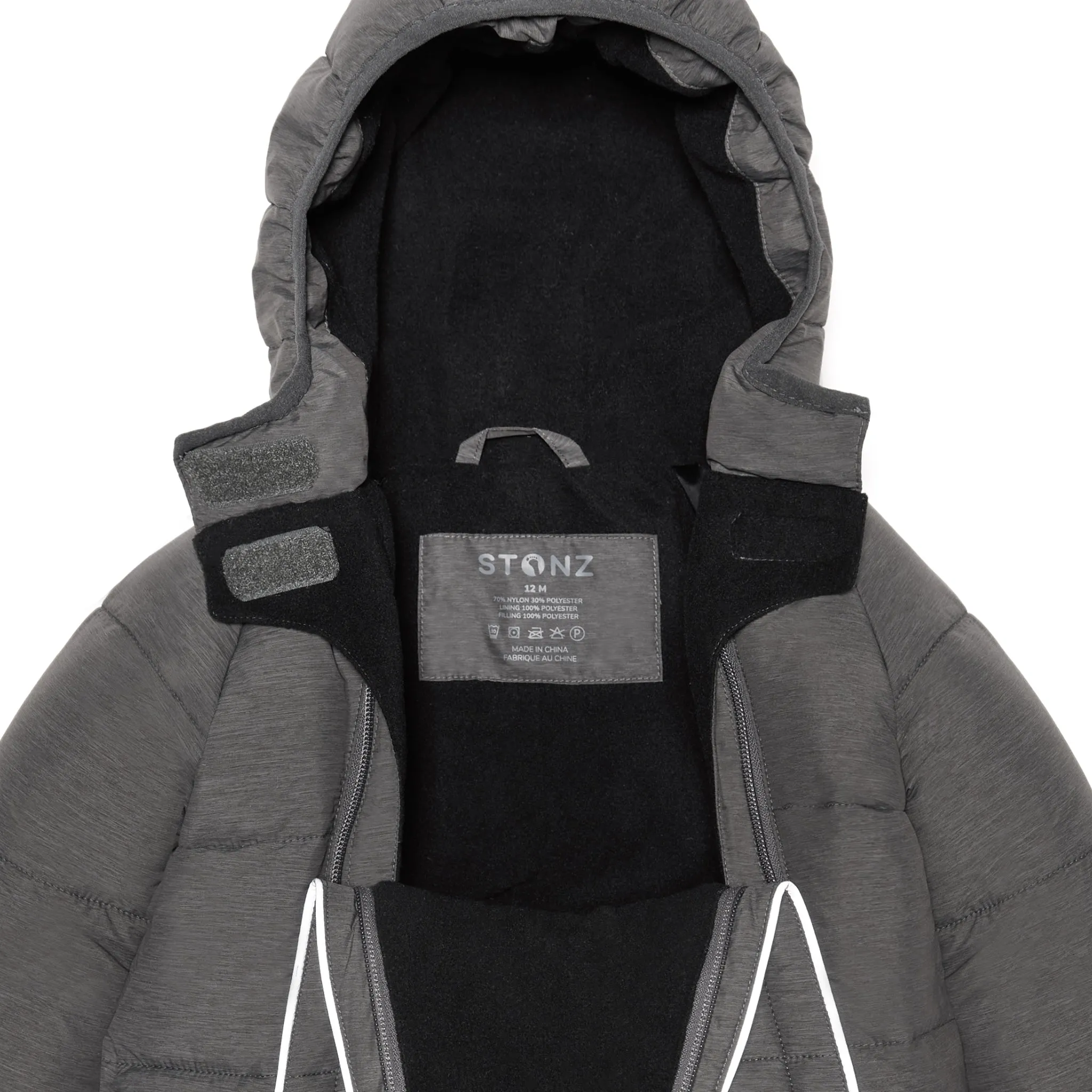 Stonz Heather Gray Snow Suit