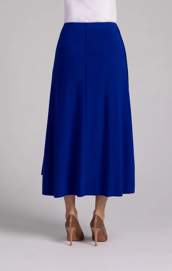 Sympli Flounce A-Line Skirt - Lapis