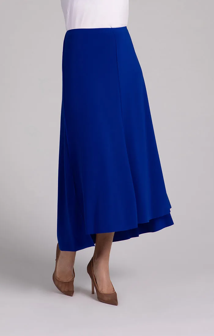 Sympli Flounce A-Line Skirt - Lapis