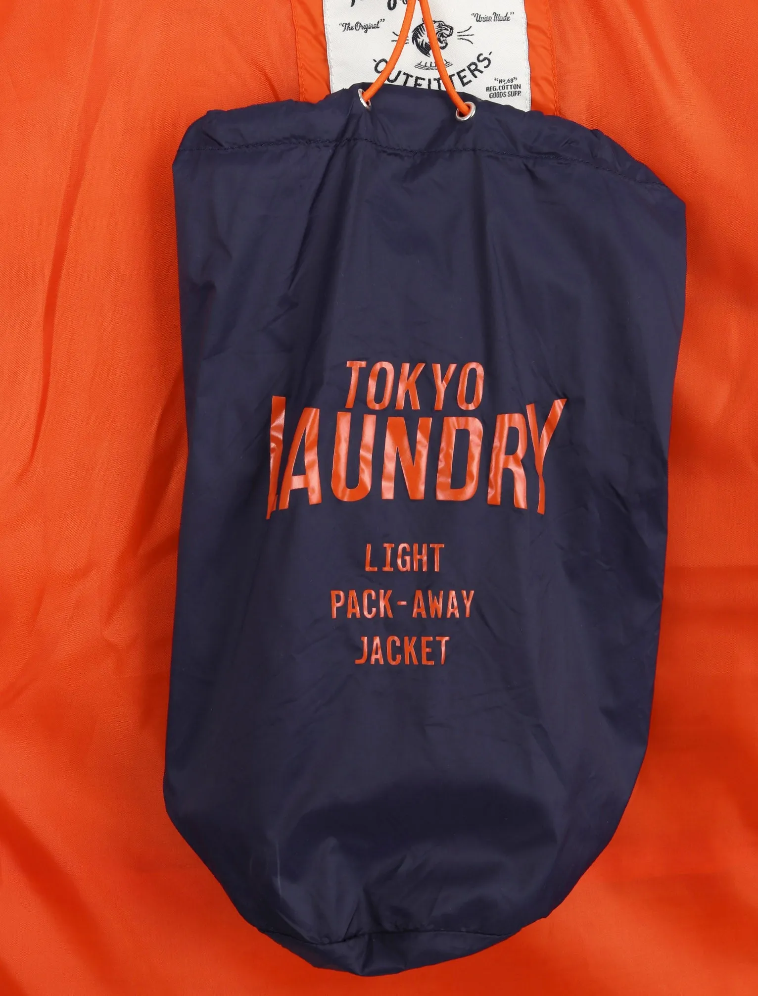 Syros Light Packaway Funnel Neck Quilted Jacket in Peacoat - Tokyo Laundry