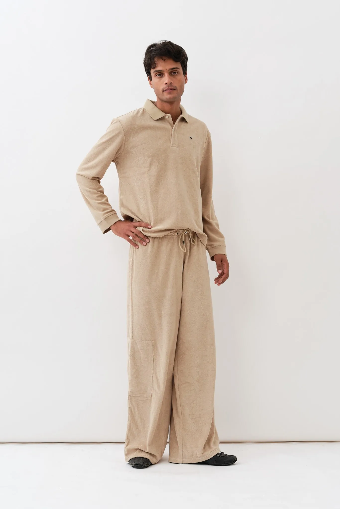 Terrycloth Pants — Biscuit