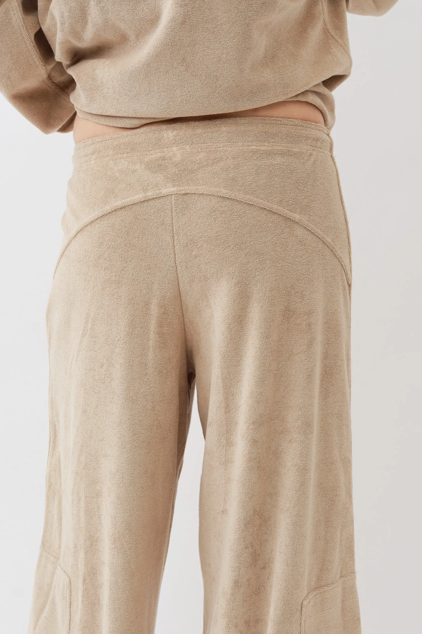 Terrycloth Pants — Biscuit