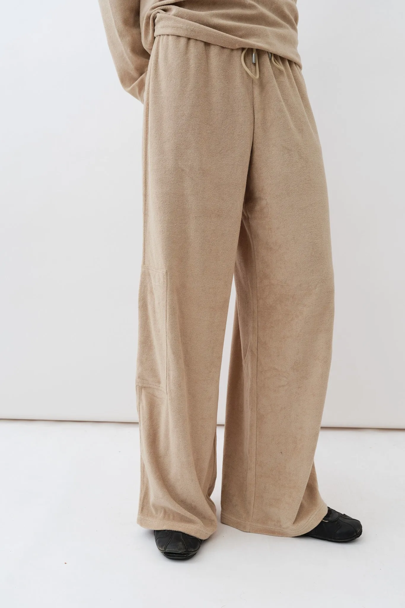 Terrycloth Pants — Biscuit