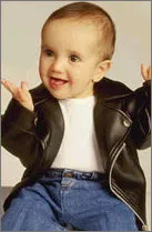 Toddler motorcycle leather jacket - The Classic